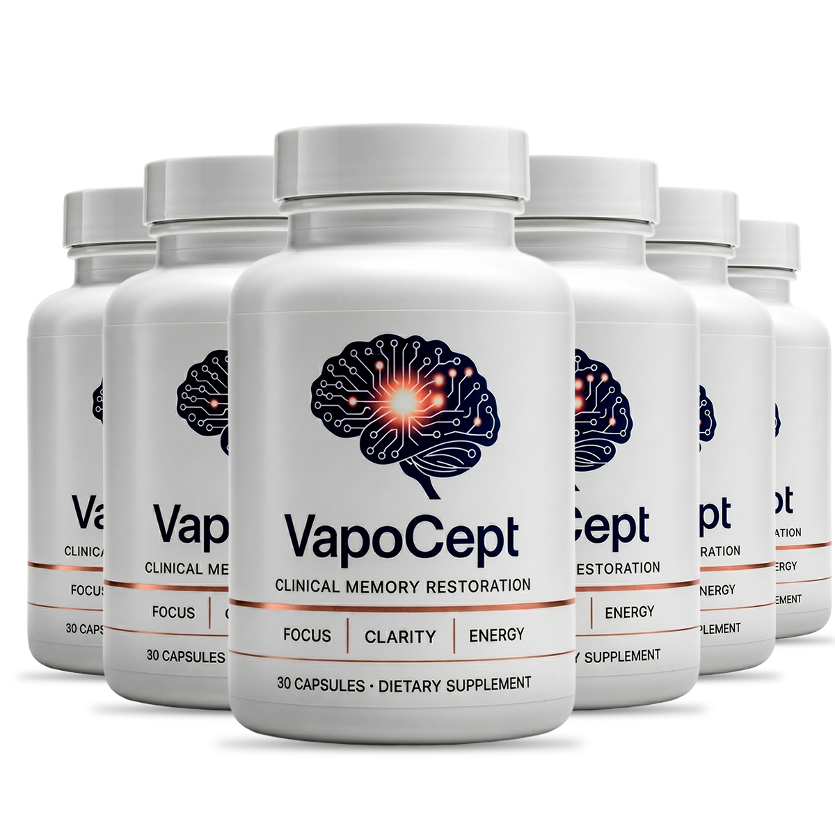 Six VapoCept bottles